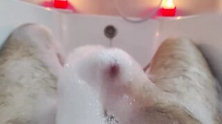 Relaxing in the Foam — Until Things Got Intensive