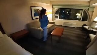 I was losing at slots so I invited a winner to bang me in my suite