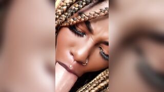 POV Black Sucking on Scott Stark's BWC ~ Interracial Blow job
