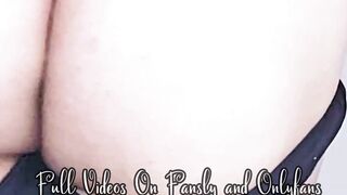 Baby Oil Anal Masturbation POV - I Stretch My Booty and Bang Myself With a Sex-toy