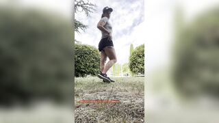 After Gym? GIANT VOID URINE In Public?