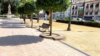 Piddle bitch banged in public park in Seville in the midst of the day - deepthroat - urinate shower - ejaculation - oral-job - cunt banging - public sex