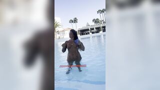 Playing With My Body In A Hotel Pool?