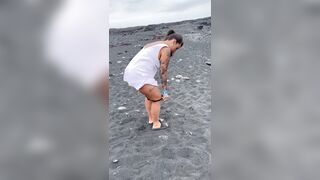Urinate On The Nudist Beach??