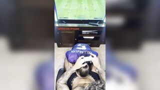FIFA players⚽️ I suck him off until this guy cums on my melons