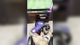 FIFA players⚽️ I suck him off until this guy cums on my melons