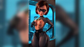 Helen Parr The Incredible mother I'd like to fuck CG Animation