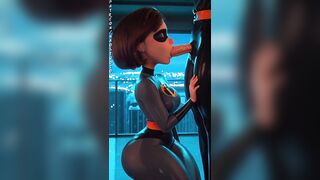 Helen Parr The Incredible mother I'd like to fuck CG Animation