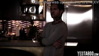 Virginal small teen enticed and double permeated by large cock strangers