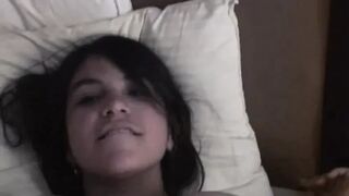 Brunette hair with an astounding rack fucked by a hard dong