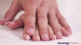 Massage Rooms Multiple squirting for Czech golden-haired