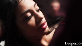Deeper. Nina explores enjoyment and ache with tattoo artist