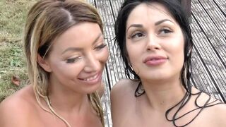 myGonzo.tv - Pool fuckfest with Kitty Core, Lana Vegas, Rosalina Love & greater amount sexy pornstars