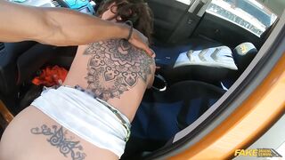 Her vagina is stretch wide open - Fake Driving School