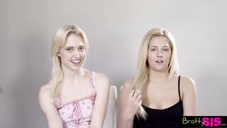 Teen Sisters Give Step Dad Ultimate Father's Day 3some