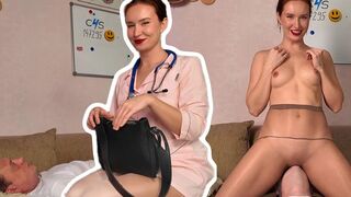 Nylon Face Sitting Treatment for a Rude Anal opening