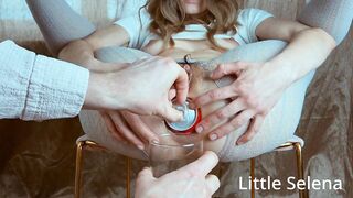 Hardcore anal fisting and prolapse with a soda can inside the booty
