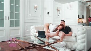 Oops... Cum Inside Wife's Step Sister!? Spouse Bangs 2 Step Sis in Share Couch - Audrey Reid X MrCat