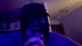Real pair performs bawdy sucking knob action with mr and mrz anonymous