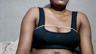 Home alone slutty for a large vibrator