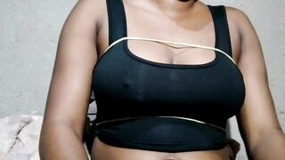 Home alone slutty for a large vibrator