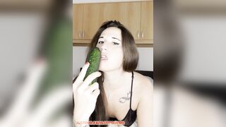SEXY ORAL PLEASURE With My Cucumber?