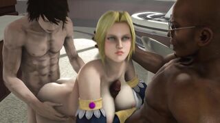 Zack versus Helena (Dual-Face-Art) [Dead or Alive]