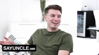 Twink Caden Dior Can't Resist Stepdad Wang Dawson's Butt Bareback Afresh