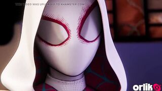Gwen Stacy (spider-gwen) Bangs Spider-stud in Multiple Poses - CG Marvel Rule34 Porn