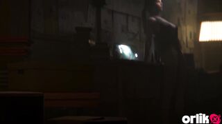 Lara Croft CG: Large Butt Clapping Bang in High Heels - Tomb Raider Animation
