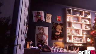 Gwen Stacy & Spider-chap - Christmas Holidays CG Sex Animation