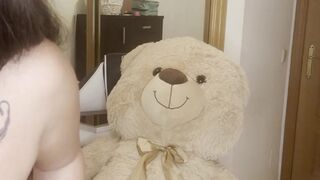 I’m So EXCITED? I Give Him A ORAL SEX To My Teddy Bear?