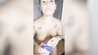 I Love a MILKY Cum drum in My body?