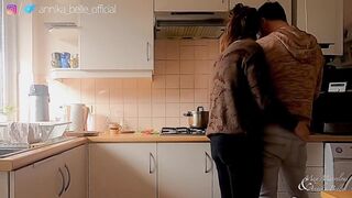 Kitchen Make Out with Stepsister, Giving a kiss & Fingering - Carnal Teasing Moments