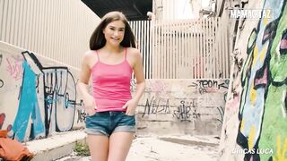 Exhibitionist Playgirl Sarah Sultry Has Her Latin chick Vagina Pounded Outside - Mamacitaz