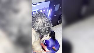 Sucking His OVERWEIGHT Schlong? Untill That guy CUMS In My Face?