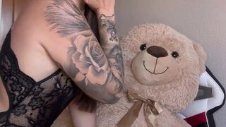 Playing SO HARD? With My Teddy Bear?