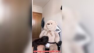 Playing SO HARD? With My Teddy Bear?