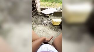 The farm workers like to see me masturbate