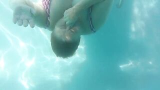 Attractive Harry and Sex Large Angel Nurse Vicki Do Some Beneath Water Exercises!