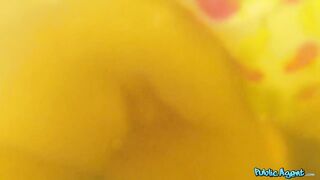 nineteen year old in a bikini drilled at the LAKES - Public Agent