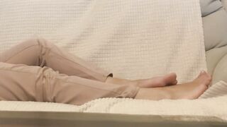 Stare at Her Beautiful Feet and Jerk off