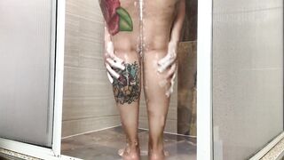 Foot Worship - Foot Shower, Shave & Red Nails
