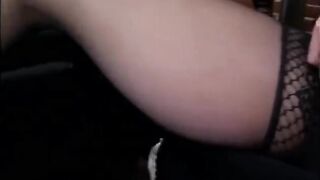 Three-some smash from large ebony wang