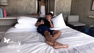 Sneaky /vacation Sex with hawt blond Tiffani Madison and Max Fills