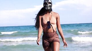 Beach pleasure with maskbarbi3