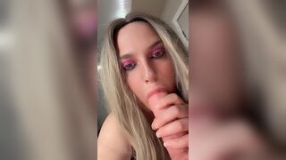 Sucking on my toy