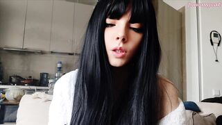 Rock Hottie Smokin' in bathrobe (full vid on my 0nlyfans/ManyVids)