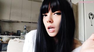 Rock Hottie Smokin' in bathrobe (full vid on my 0nlyfans/ManyVids)