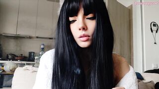 Rock Hottie Smokin' in bathrobe (full vid on my 0nlyfans/ManyVids)